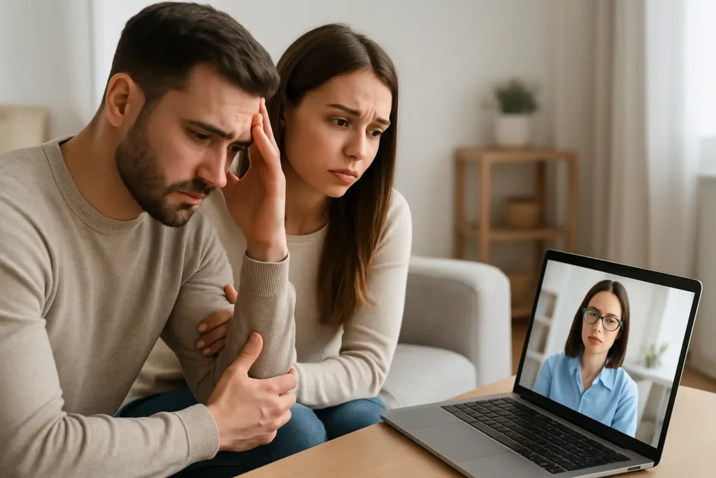 Choisir un thérapeute de couple en ligne