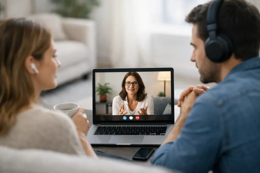 Guide complet thérapie de couple à distance