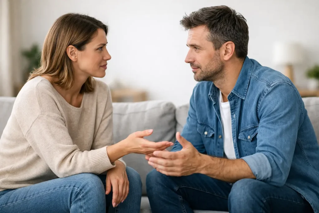 Reprendre conversation après dispute de couple
