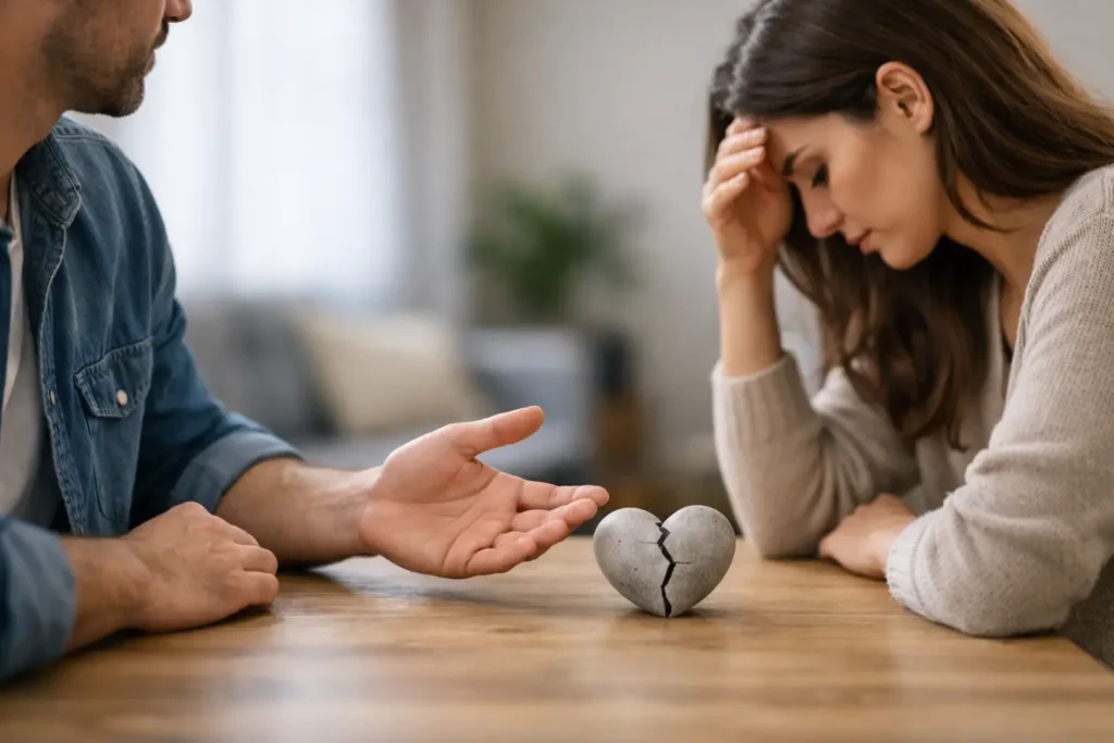 Réparer une relation après mensonges répétés