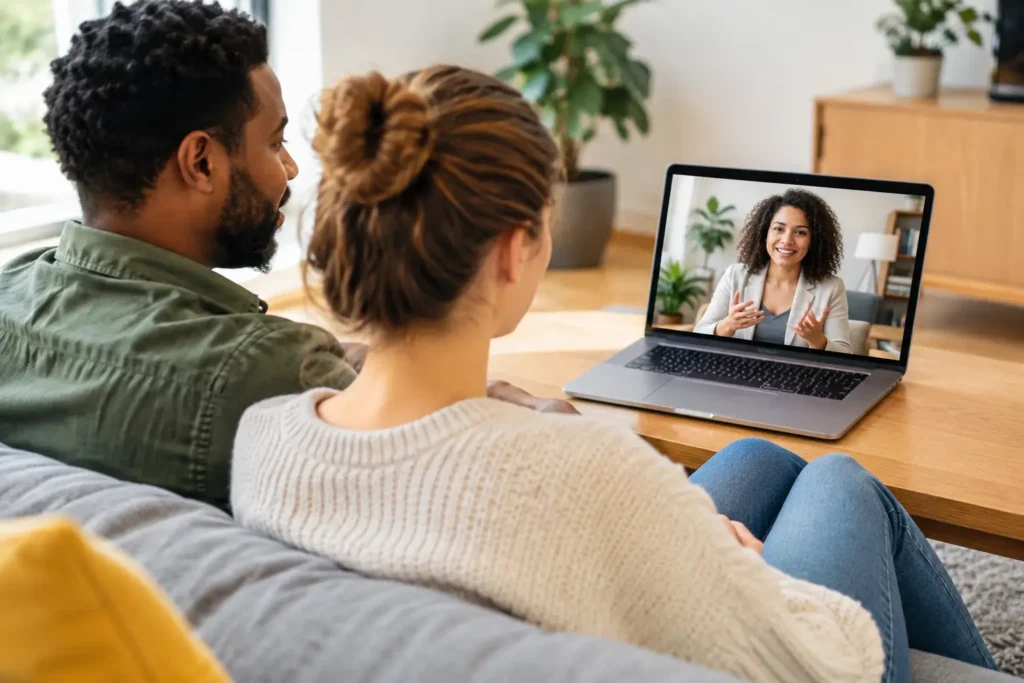 Retour d’expérience de thérapie de couple en visio